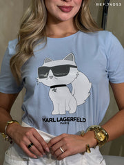 TSHIRT DAMA KARL LAGERFELD