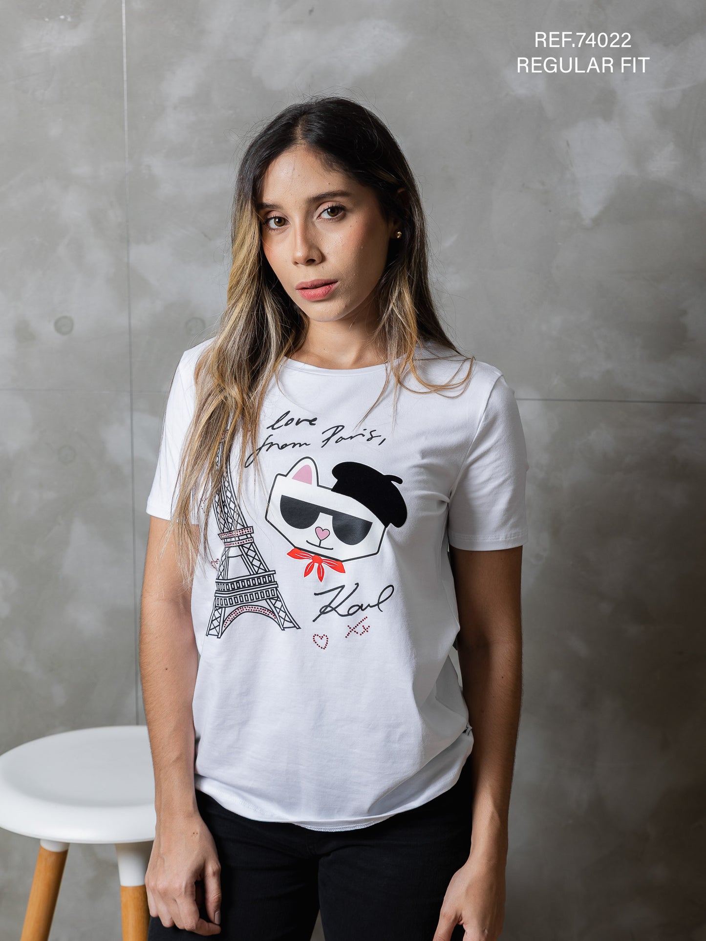 TSHIRT DAMA KARL LAGERFELD