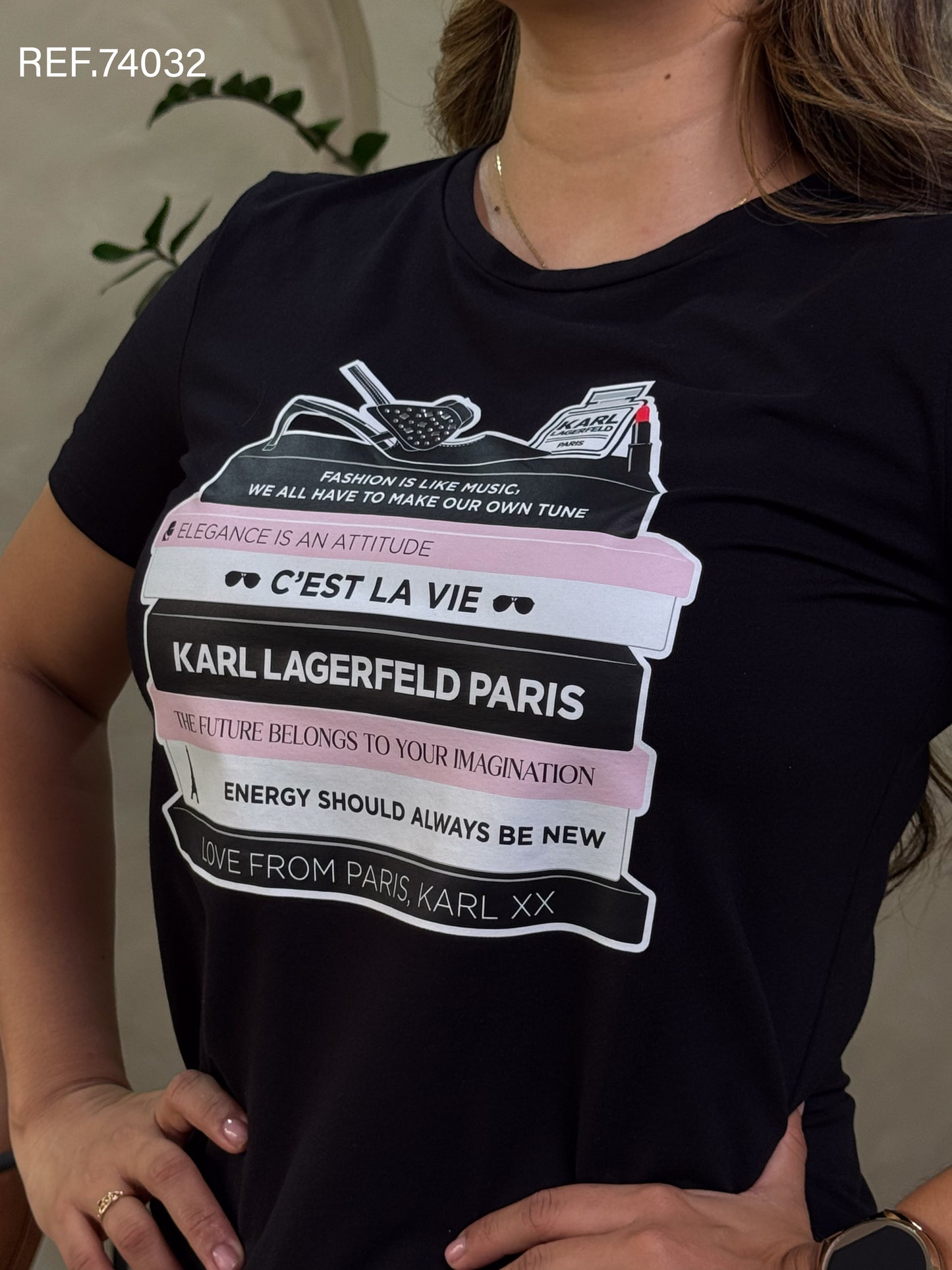 TSHIRT DAMA KARL LAGERFELD