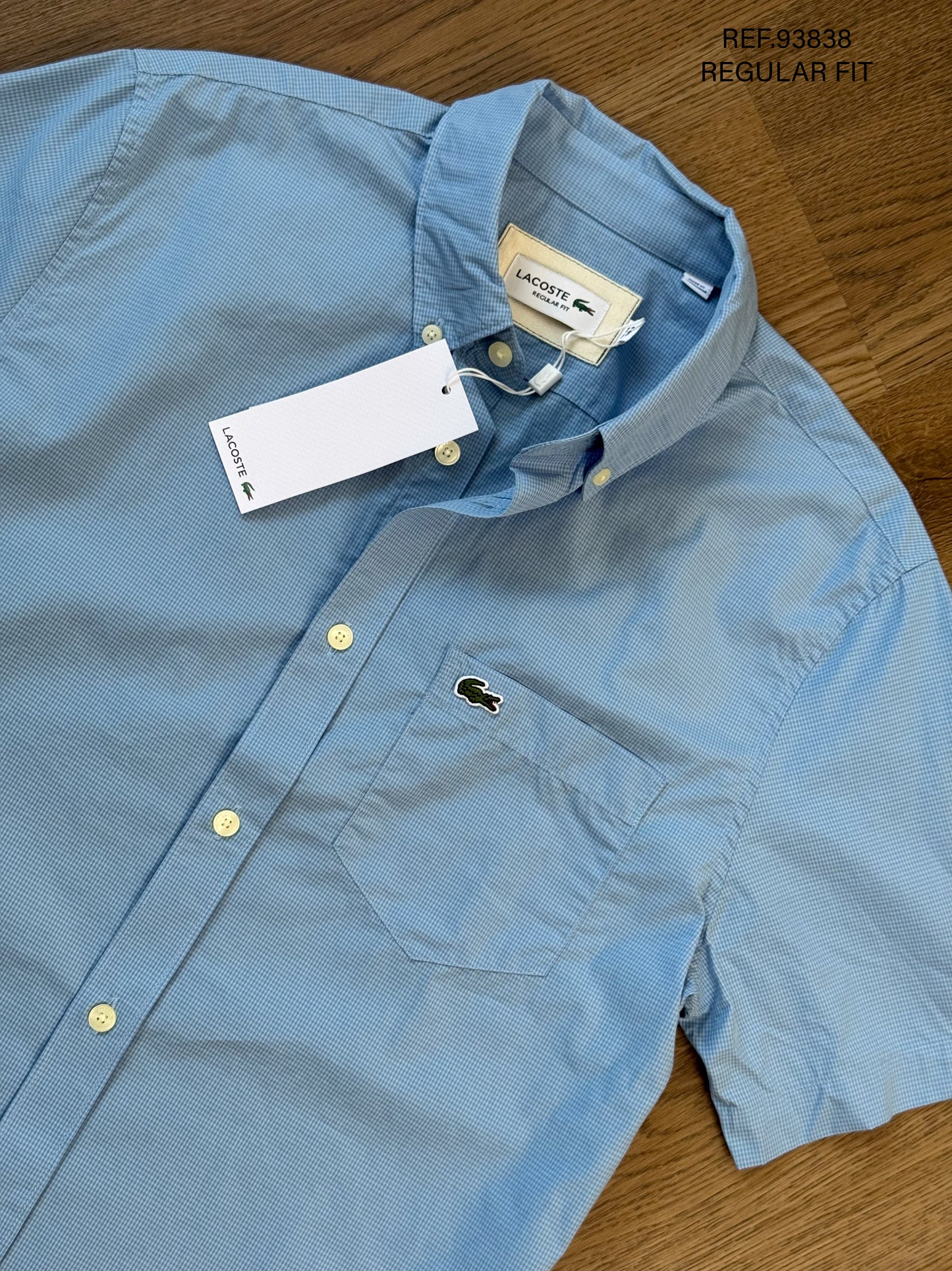 CAMISA MANGA CORTA LACOSTE