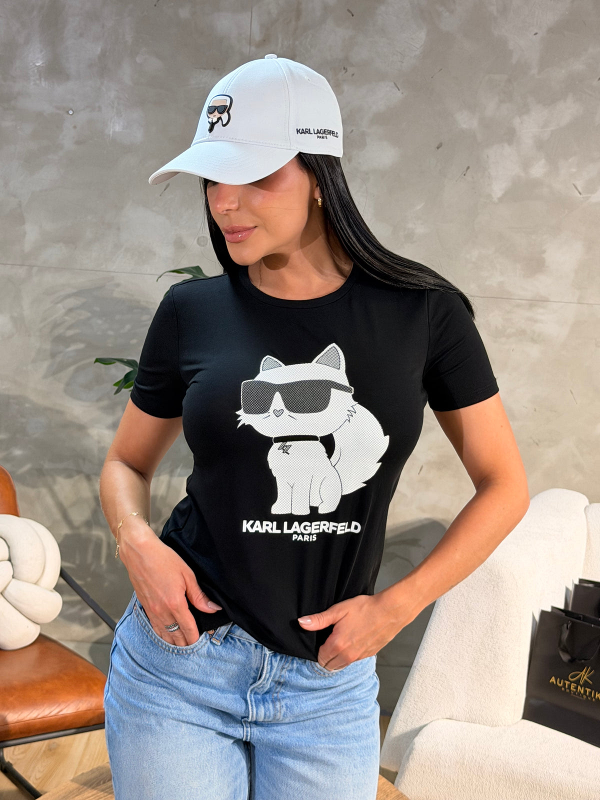 TSHIRT DAMA KARL LAGERFELD