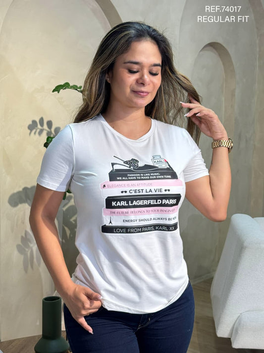 TSHIRT DAMA KARL LAGERFELD