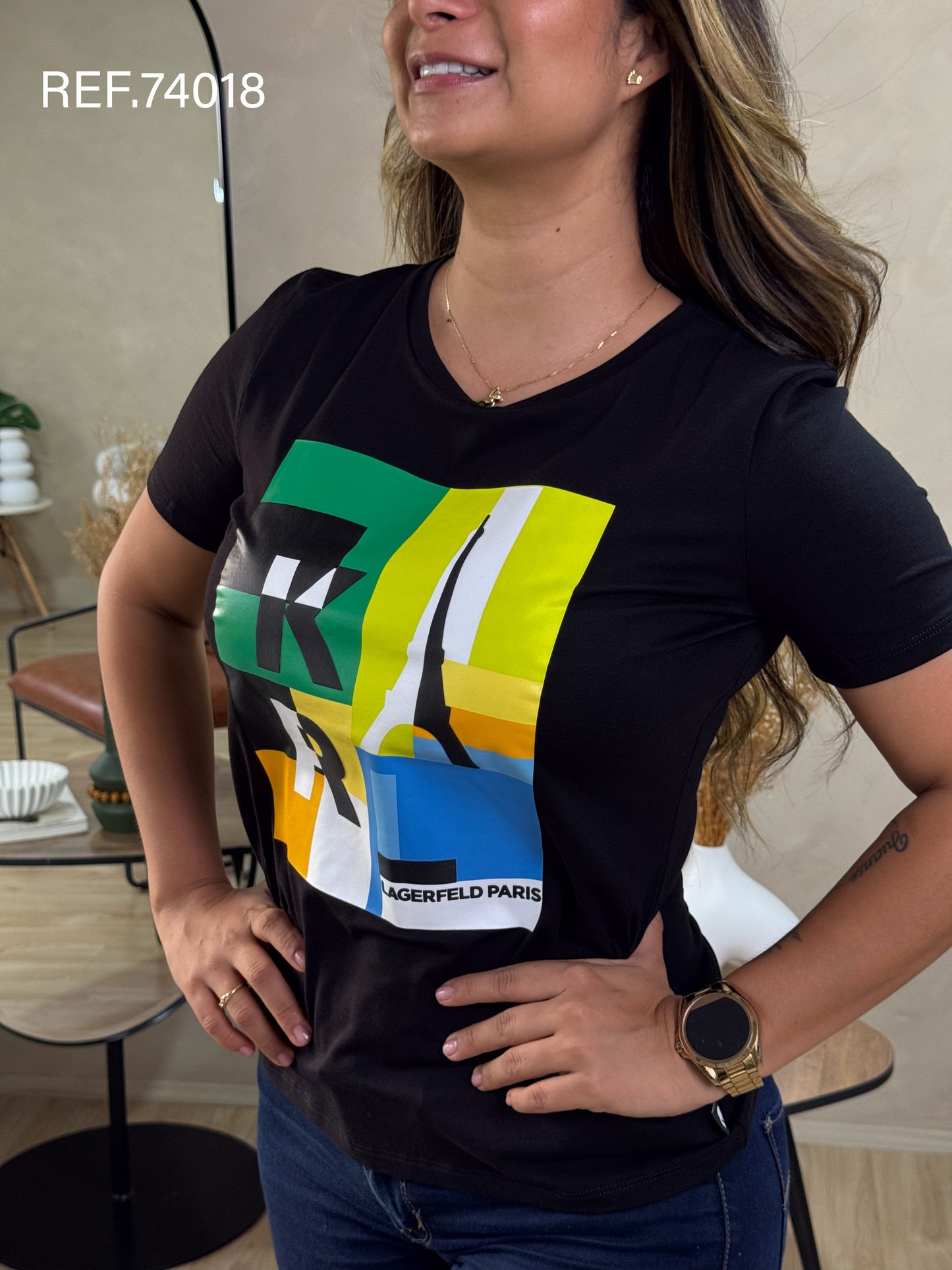 TSHIRT DAMA KARL LAGERFELD