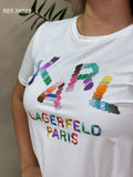 TSHIRT DAMA KARL LAGERFELD