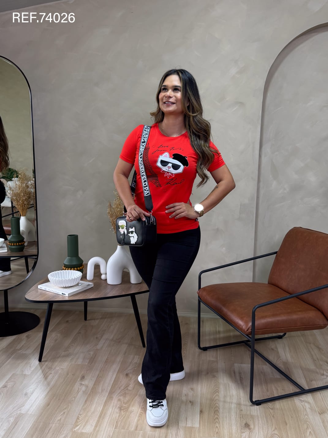 TSHIRT DAMA KARL LAGERFELD