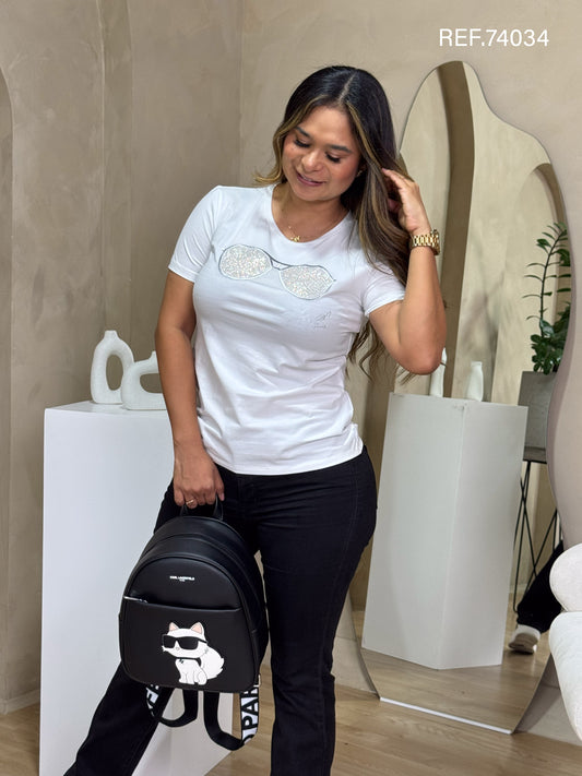 TSHIRT DAMA KARL LAGERFELD