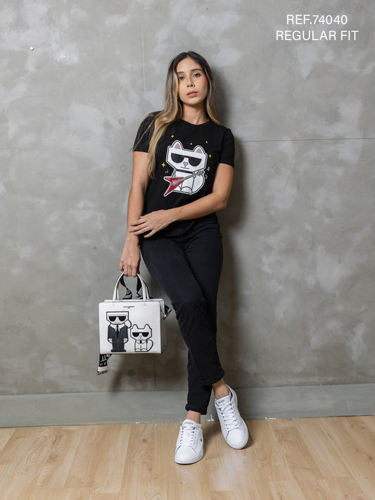 TSHIRT DAMA KARL LAGERFELD