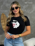 TSHIRT DAMA KARL LAGERFELD