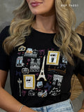 TSHIRT DAMA KARL LAGERFELD