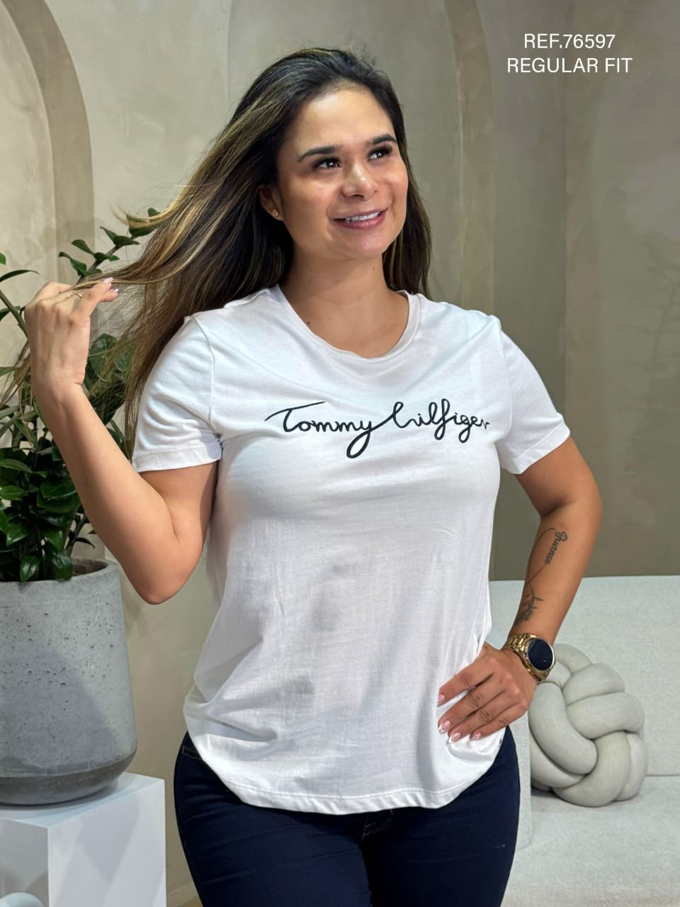 TSHIRT DAMA TOMMY HILFIGER