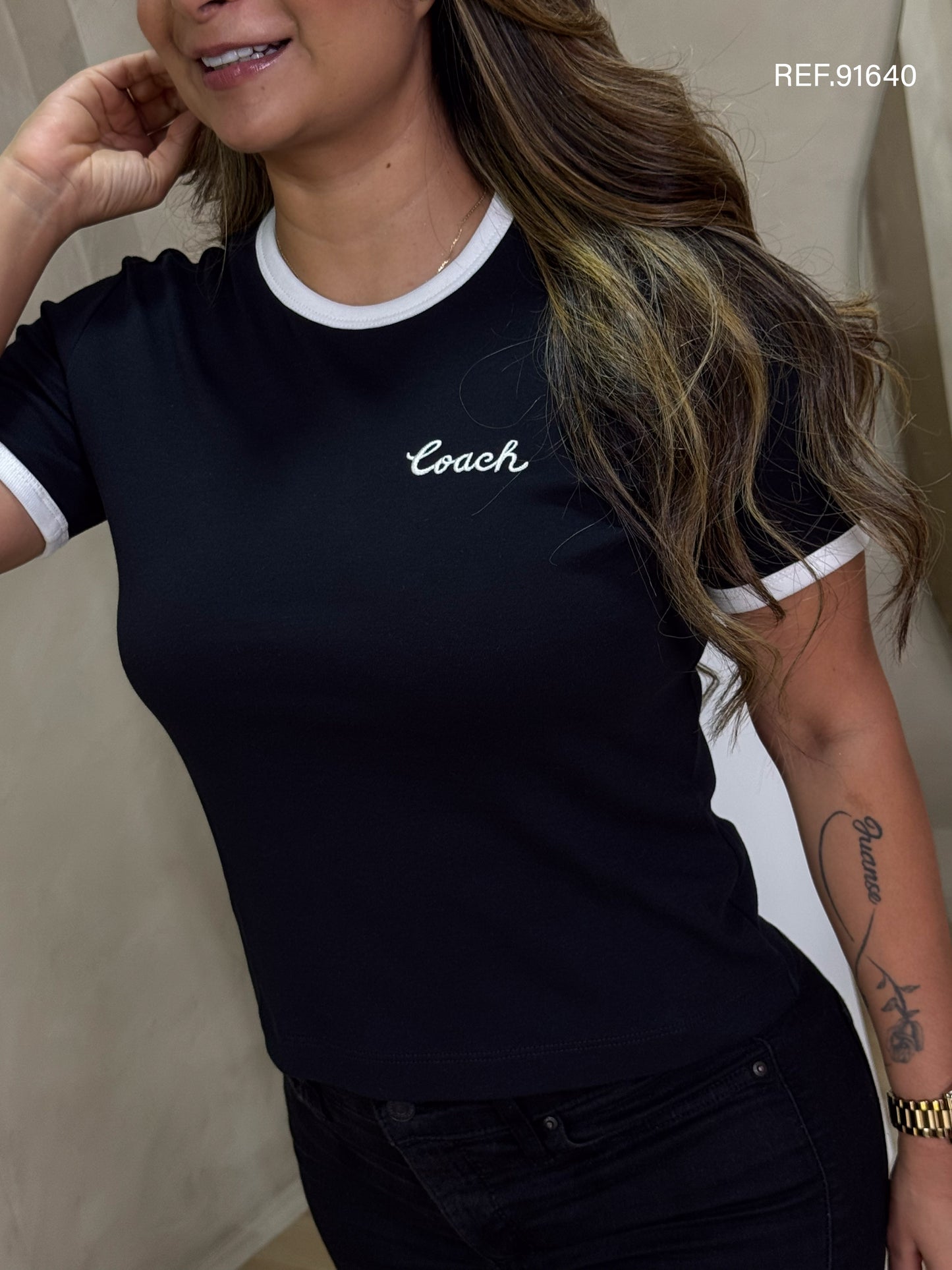 TSHIRT DAMA COACH