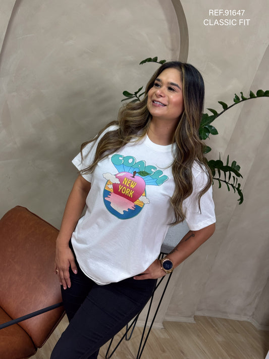 TSHIRT DAMA COACH