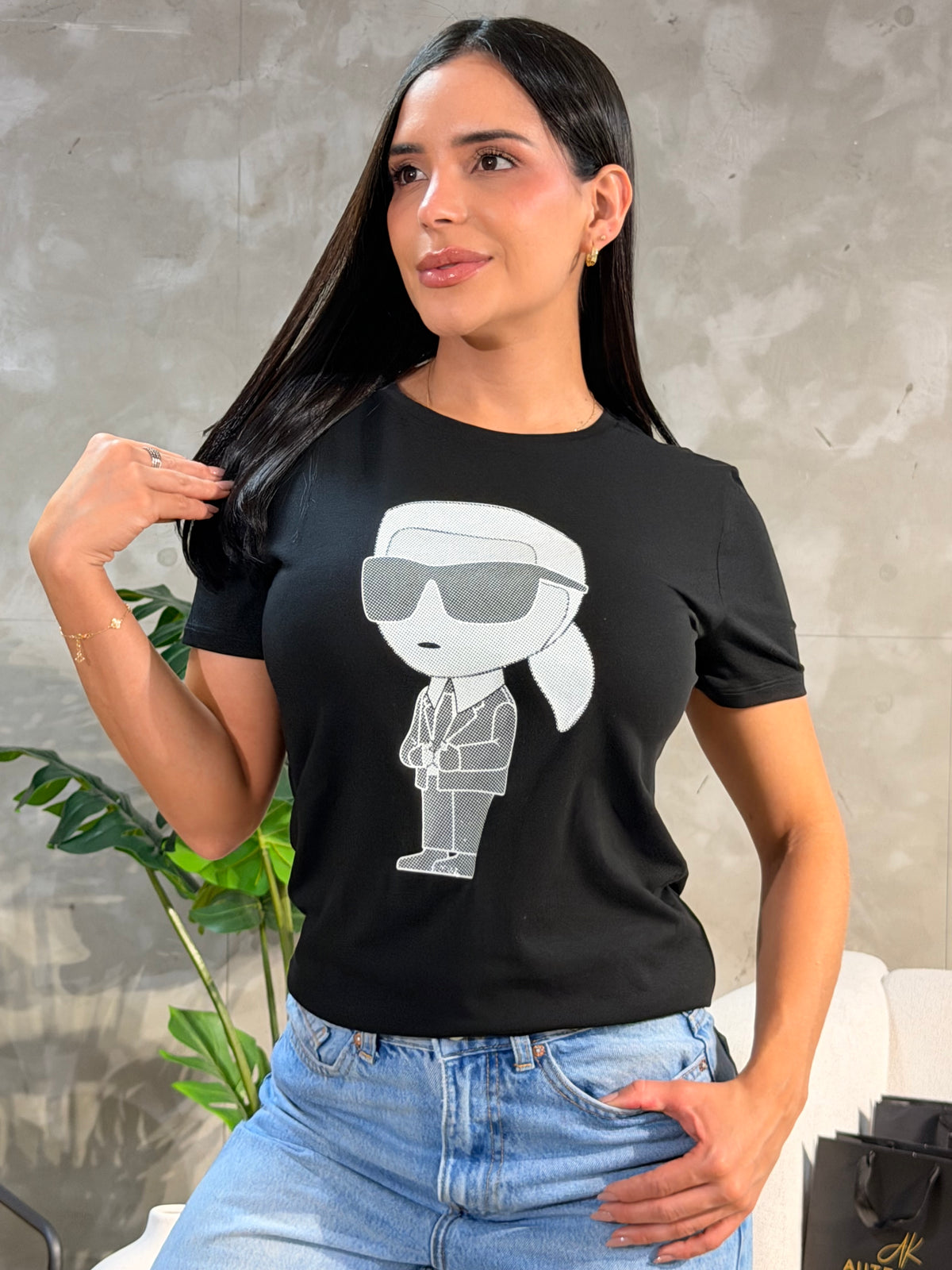 TSHIRT DAMA KARL LAGERFELD
