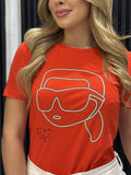 TSHIRT DAMA KARL LAGERFELD